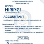 Doon International School Accountant Jobs.