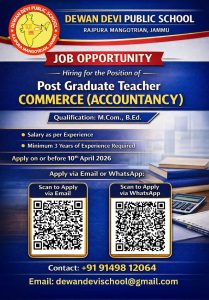 Dewan Devi Public School Jobs. Dewan Devi Public School Jobs.
