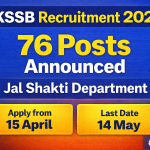 JKSSB jal Shakti recruitment 2026