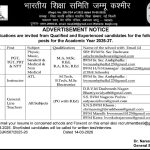 Teaching Jobs in Bharatiya Shiksha Samiti.