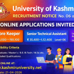 JKSSB Rescheduled Exam of Laboratory Attendant.
