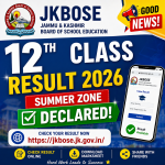 JKBOSE Class 12th Result Declared – Check Direct Link.