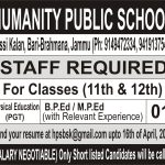 Jobs in Humanity Public School 