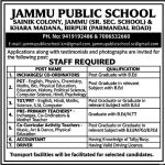 Jobs in Jammu Public School.