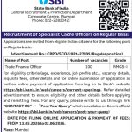 SBI Recruitment 2026 Apply Online for Specialist Cadre Officer Posts