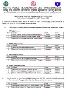 HLljixsWsAA7PBX Amarnath Yatra 2026 Traffic Advisory