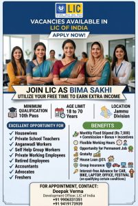 Vacancies available in LIC of India.