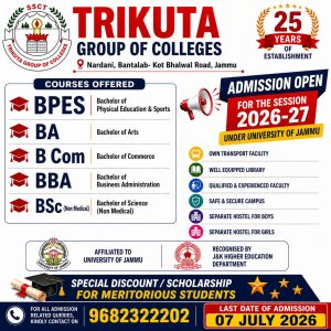 Admissions Open 2026-27