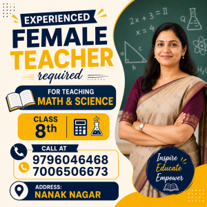 Home Tutor Required in Jammu.