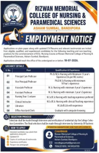 Jobs in Rizwan Memorial