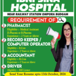 IBNI SINA Hospital Recruitment 2026.