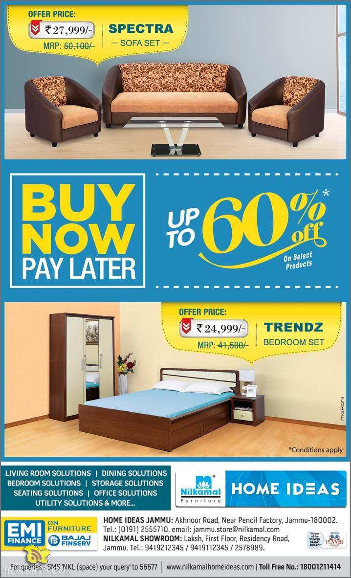 Nikamal Furniture Sale upto 60 in Jammu and kashmir JKAlerts JK Updates.