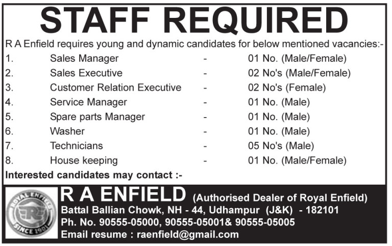 Private jobs in Udhampur  Jammu and Kashmir Jobs NEWS updates JKAlerts.