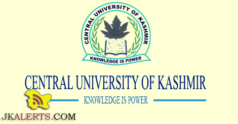 Central University Of Kashmir Revised Date Sheet. | JKAlerts