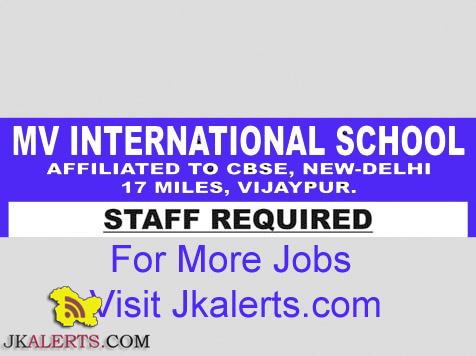 MV International School Recruitment 2020. | JKAlerts JK Updates.