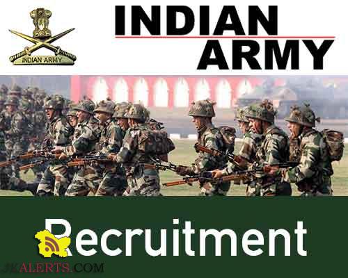 135 Posts Indian Army Recruitment 2023 | Jammu And Kashmir Jobs NEWS ...